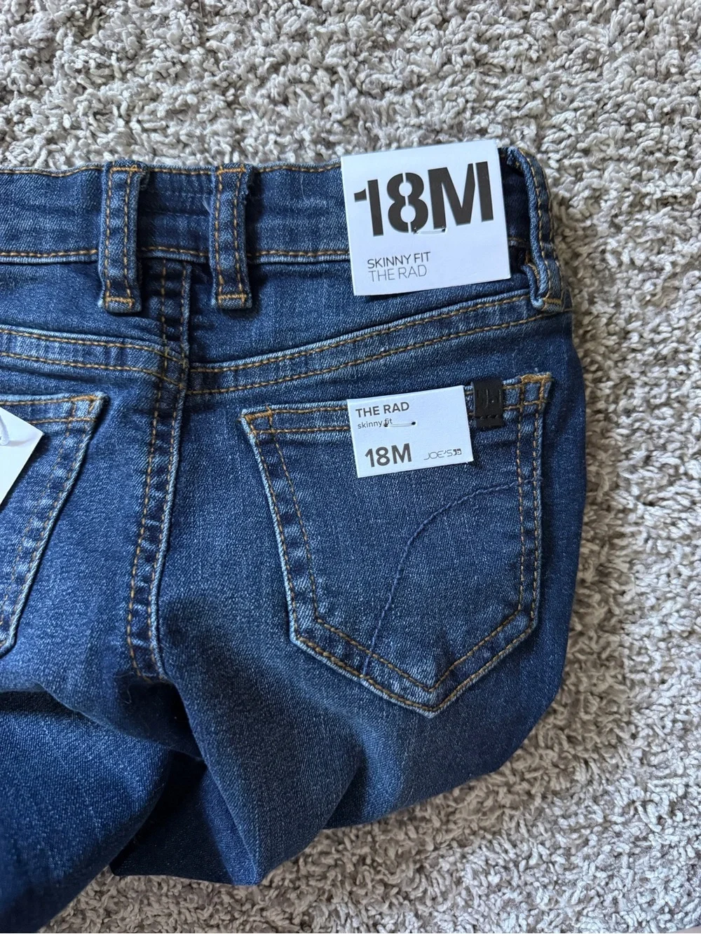NWT Joe’s Jeans The Rad Skinny Fit 18 Month